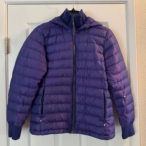 The North Face Women’s Purple Hooded Down Puffer Jacket Size M